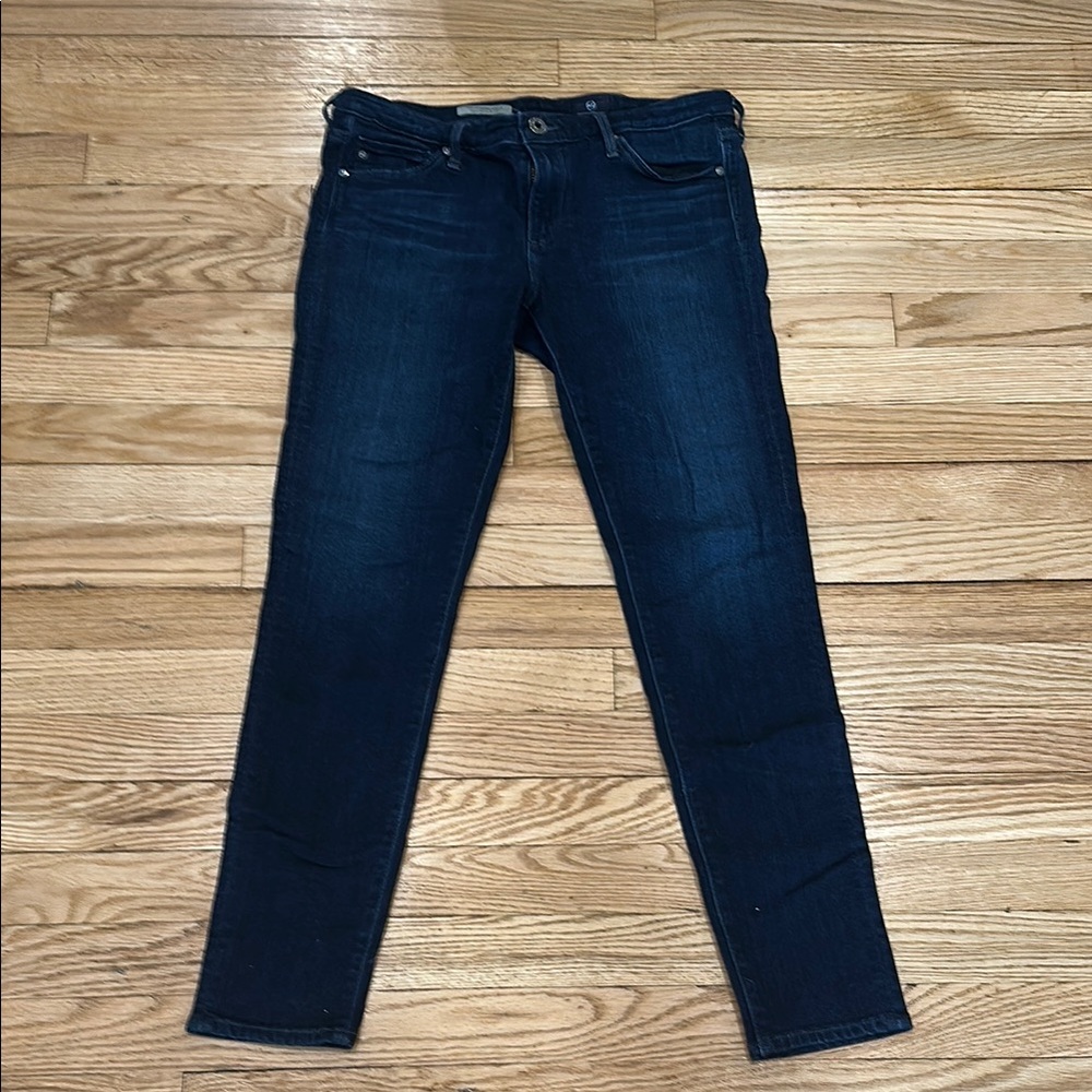 Women's AG Legging Dark Blue Ankle Skinny Jeans size 28